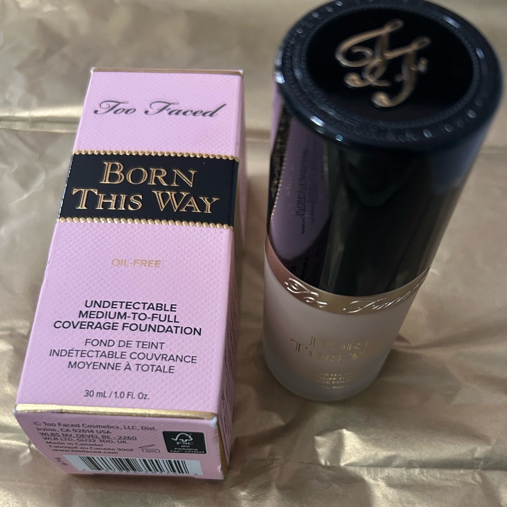 Too Faced Born This Way Medium-to-full coverage Foundation - Snow NIB